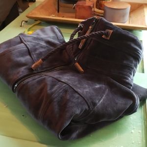 Naketano Velour high neck Jacket Large L